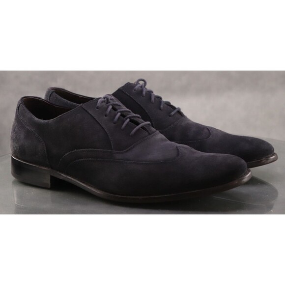 John Varvatos Men\'s Wingtip Oxfords Dress Shoes Size 12 M Nubuck Leather Blue main image 7